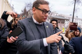 George-Santos-Pleads-not-Guilty-to-Federal-Fraud-Charges